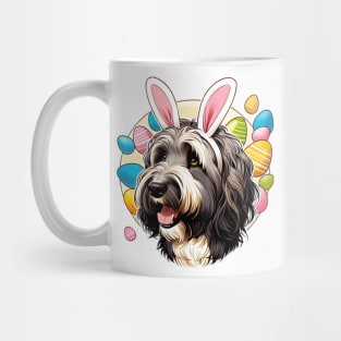 Schapendoes with Bunny Ears Embraces Easter Cheer Mug